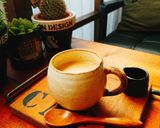 ホッとひと息❤️ほうじ茶ミルク作り方4写真