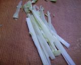 ブロッコリーとたくあんのきんぴら作り方1写真