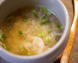 再現飯【天気の子】卵白ふわふわ中華スープ作り方3写真