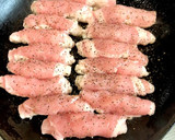 ☆お弁当に簡単巻き巻きしょうが焼き☆作り方2写真