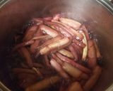 赤ずいきの酢で煮たの作り方7写真
