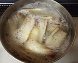 赤ずいきの酢で煮たの作り方14写真