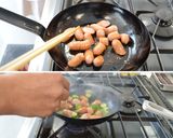 木の子と胡瓜とウィンナーの華風サラダ作り方4写真