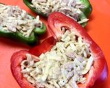 ツナカレーのピーマンカップ パプリカでも作り方3写真