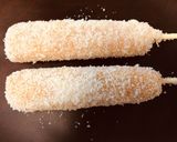 チーズドック⁉️のび〜るライスコロッケ作り方4写真