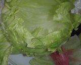 餃子の具で♪小鳥の巣風♪レタス包み♪作り方2写真