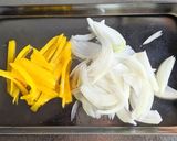 チキンと彩り野菜のレモンパスタ作り方2写真