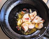 チキンと彩り野菜のレモンパスタ作り方7写真