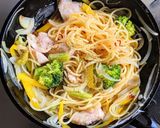 チキンと彩り野菜のレモンパスタ作り方12写真