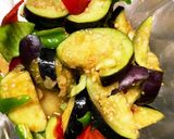 生でなすとピーマンレンジでにんにく味噌漬作り方9写真