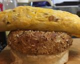 塩辛じゃがバタホルモンオムライスバーガー作り方27写真
