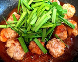簡単 豚こまメイン ニラと酢豚風炒め作り方7写真