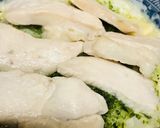鶏むね肉＆とき玉子のシンプルおかゆ丼作り方4写真