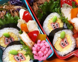 巻いて②♡カニカマりんごの卵焼き巻き寿司作り方7写真