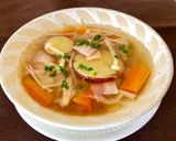 さつま芋とベーコンの優しいスープ♪作り方4写真