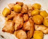 鶏胸肉とじゃが芋揚げの甘辛煮作り方5写真