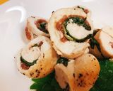 簡単♪うめしそロールチキン♡作り方6写真