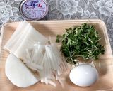 大根とカイワレ菜のサラダ♩温玉のせ作り方1写真