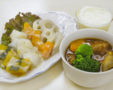 電気圧力鍋で簡単　蒸し根菜サラダ作り方5写真