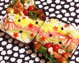ミニ②サイズ♡弁当の隙間にハートちくわ作り方14写真