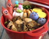 お弁当に♡玉ねぎたっぷり薄焼きハンバーグ作り方13写真