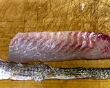 ＜香りと歯ごたえ＞　鯛刺身の炙り作り方1写真