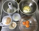 米粉ときな粉のシフォン 14cmトール型作り方1写真