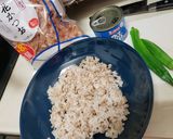 山芋 オクラ+でサバ缶丼作り方2写真