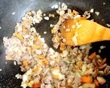 薬膳ドライカレー、オムレツ乗せで豪華に作り方3写真