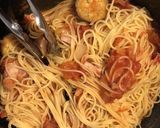 ベーコンとナスのトマトソース作り方4写真