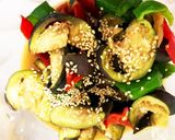 生でなすとピーマンレンジでにんにく味噌漬作り方11写真