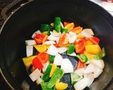 栄養たっぷり✨えびと香味野菜のうま塩炒め作り方4写真