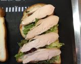 スモークチキンのサンドイッチ作り方15写真