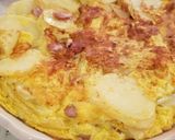 じゃがいもウインナーのチーズオムレツ作り方7写真