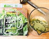 きな粉と青汁ꕤヨーグルトバナナスムージー作り方1写真