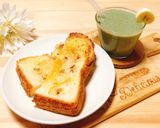 きな粉と青汁ꕤヨーグルトバナナスムージー作り方5写真