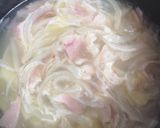 じゃがバタベーコンのみそ汁作り方4写真