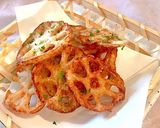 サクッとおつまみ✨レンコンの山椒のり作り方7写真