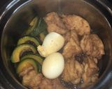 鶏のグルテンフリー唐揚げお月見煮作り方6写真