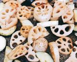 フライパンで蓮根と茄子のミートソース焼き作り方1写真