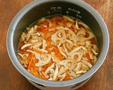れんこんとえりんぎのヤミツキ炊き込みご飯作り方47写真