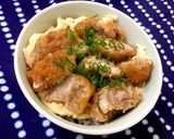 唐揚げ親子丼作り方4写真
