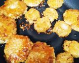 簡単に♪とりつくね〜タレ味作り方3写真