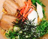 沖縄そば具、残りで油そば？混ぜ麺？作り方4写真
