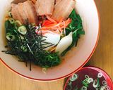 沖縄そば具、残りで油そば？混ぜ麺？作り方5写真