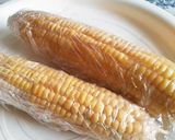バター醤油味の焼きもろこし作り方1写真