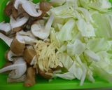 牛肉と椎茸で回鍋肉♪牛肉と椎茸香る♪作り方1写真