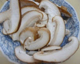 かぼちゃと椎茸の胡麻和え♪作り方2写真
