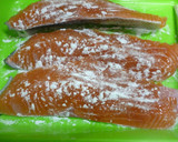 鮭のムニエル♪椎茸ソースで♪生クリ不使用作り方3写真