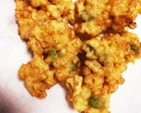 とうもろこしと枝豆のかき揚げ作り方2写真